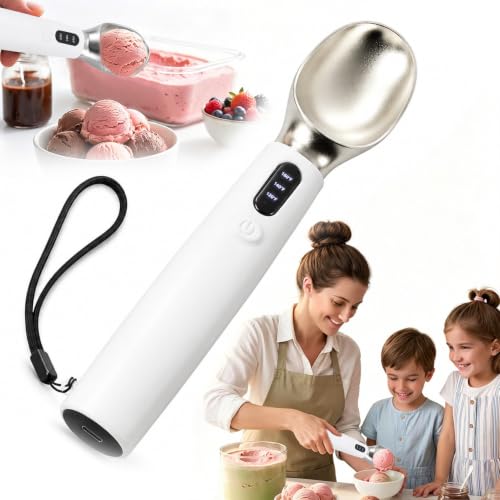 Pala eléctrica para helados duros con pantalla LED y acabado ergonómico 5