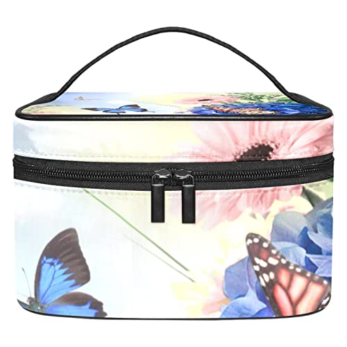 Sac à cosmétiques fleuri et étanche pour un maquillage parfait partout