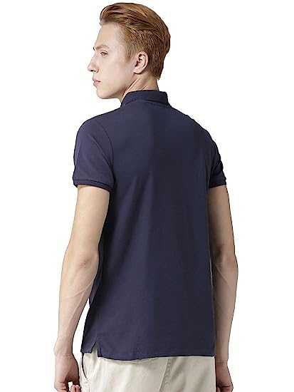 Image of KEOTI Poly Cotton(Mattey) Collar Neck Half Sleeves Tshirt for Men & Boys (Pack of 1), Plain-Regular Fit, Casual Wear, Polo Tees for Daily Use Stylish Comfortable Men's T-Shirt
