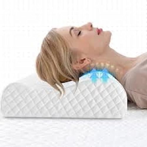 MD Fashion Pillow for Sleeping Orthopaedic Pillows Memory Foam Cervical Contour Medical Cushions Anti snoring Cushion for Good Sleep