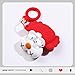 Mulafnxal Compatible with Airpods 1&2 Case,Cute 3D Cartoon Character Silicone Airpod Funny Cover,Kawaii Fun Cool Keychain Design Skin,Fashion Cases for Girls Kids Teens Boys Air pods(Red Sesame)