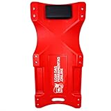 Carro Esteira Mecânico Vermelho com Encosto 150Kg Profissional Rodízios Giratórios Bandejas Ferramentas Conforto Manutenção Oficina Automotiva