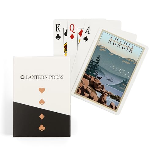 Baraja de 52 cartas tamaño Poker Acadia National Park