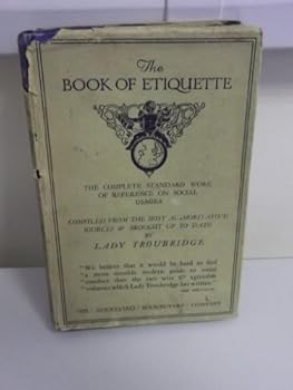 Hardcover Book of Etiquette Book