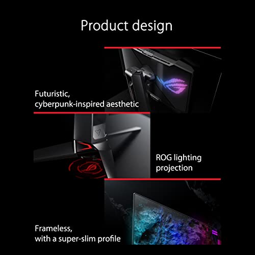 Image of ASUS ROG Swift 27 Inch 1440P OLED DSC Gaming Monitor (PG27AQDM) - QHD (2560 x 1440), 240Hz, 0.03ms, G-Sync Compatible, Anti-Glare Micro-Texture Coating, 99% DCI-P3, True 10-bit, DisplayPort, Black