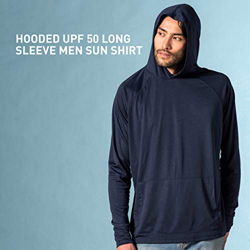 Image of MV Sport SPF Sun Shirts for Men Long Sleeve UV Protection Shirts - UPF 50 Sun Hoodie