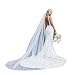 Fdesigner Bride Cathedral Veil Wedding Chapel Veils Bridal Headpieces Statement Veils Long Soft Veil with Comb 2T (White)