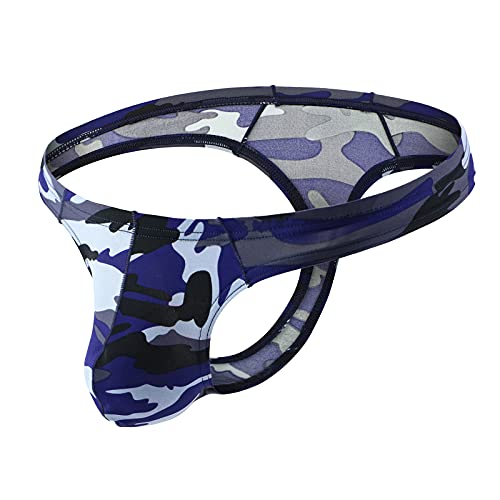 Arjen Kroos Men Thongs Camouflage Low Rise G-String Underwear
