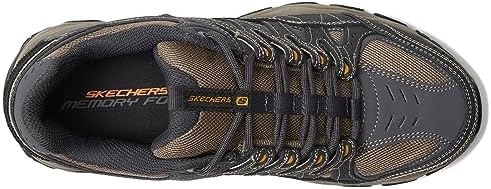 Skechers Men's M. Fit 2.0 Oxford, Charcoal/Gold, 10.5 | Image 1