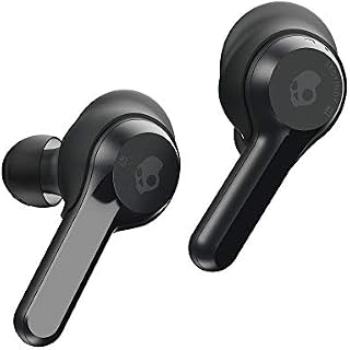 SKULLCANDY Indy True Wireless Earbuds with Bluetooth Microphone, IP55 Sweat, Water, and Dust Resistance, 16-Hour Battery Life - Black, One Size