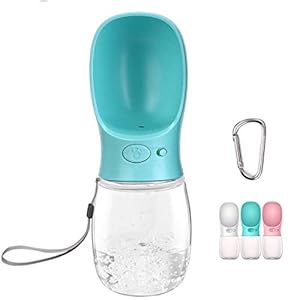 COTOP Dog Water Bottle-350ml/550ml Portable Dog Drinking Bottles for Walking Travel,Leak-Proof Puppy Doggy Drinking Dispenser & Feeder for Hiking, Camping, Outdoor Dog Drinking Bowl Dog Gift
