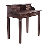 Material: Mahagoni Recyclingholz massiv, Risse und Unebenheiten im Holz sind gewollt und unterstreichen den Shabby Charakter des Möbelstücks.