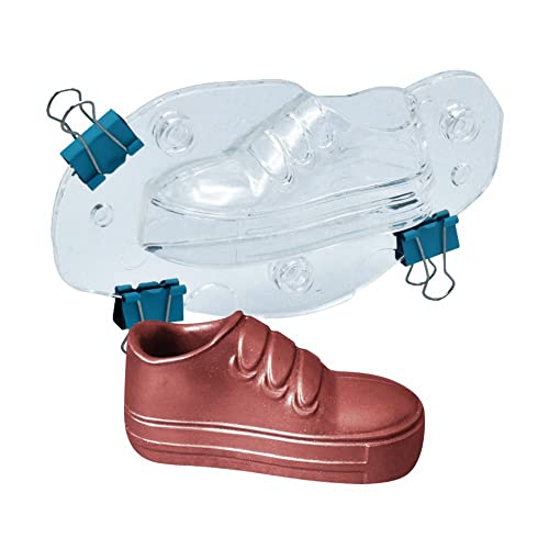 TUKE Moules à chocolat 3D pour enfants, chaussures de sport, baskets en polycarbonate, moules à bonbons, outils de décoration de gâteau