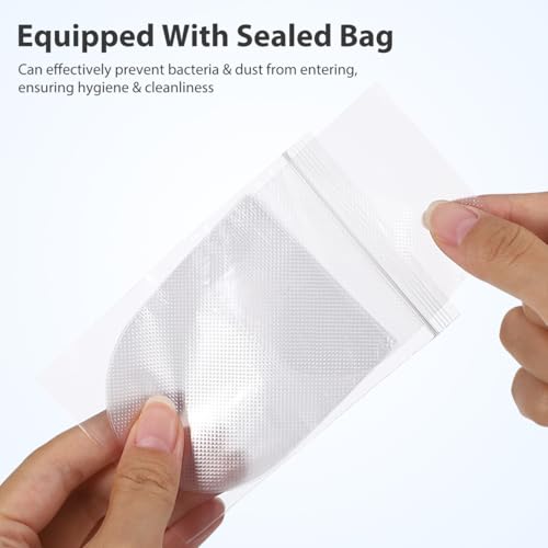 Image of 50 Pack Tongue Protectors, Disposable Tongue Guard Protective Covers Non-Bitter Sleeves Medicine Covers for Adults and Kids Oral Health, Taste-Proof Solution