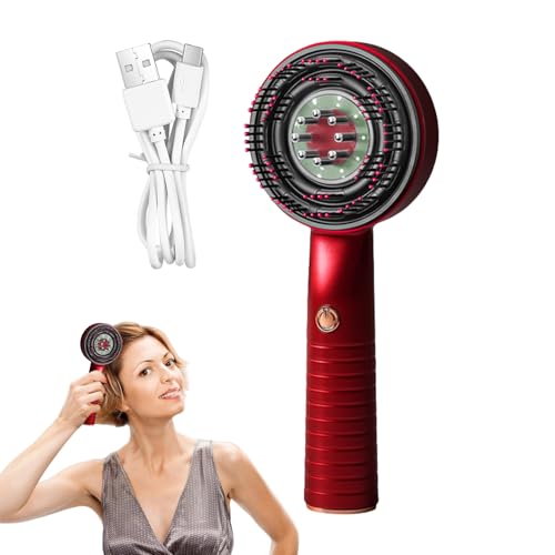 Exfoliant capillaire et brosse vibrante de massage pour stimuler la pousse des cheveux à la maison