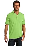 Port & Company Men's Tall 55 Ounce Jersey Knit Polo XLT Lime