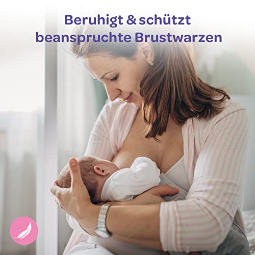 Lansinoh HPA Lanolin Brustwarzensalbe, 100% natürlich - beruhigt & schützt beanspruchte Brustwarzen - Dermatest\sehr gut 10920 Transparent 10 ml (1er Pack)