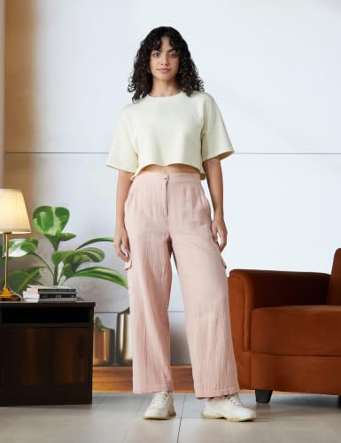 Image of VERO MODA Women's High Rise Straight Pants