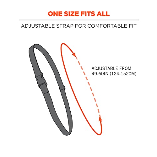 Ergodyne Squids 3137 Barcode Scanner Padded Harness, Sling Style, Tethering Lanyard For Bar Code Scanners , Black #TOP5