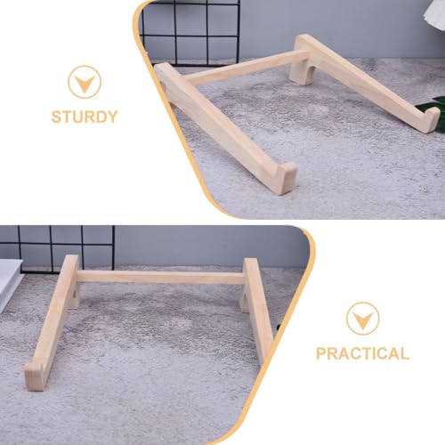 Base de madera para laptop y tablet portátil ergonómica miniatura 7