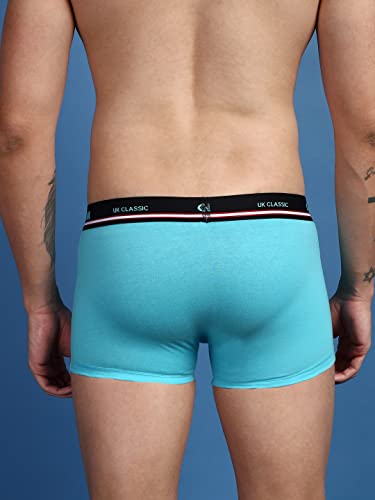 Image of ONN UK Classic Men's Combed Cotton Mini Trunk with Feather Touch Ultra Soft Waistband (Pack of 2)