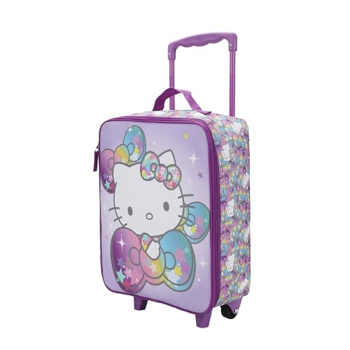 Bioworld Hello Kitty Starshine 3-Piece Youth Pilot Case Duffle Bag & Luggage Tag Carry On Luggage2