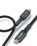 Carga superrápida de 100 W⚡: el cable USB4 cuenta con la última tecnología PD de 20 V, 5 A y 100 W. Según las pruebas, el Samsung Galaxy S22 Ultra se puede cargar en 40 minutos, el MacBook Pro 2021 se puede cargar en 2 horas;