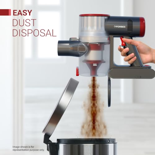 Image of Eureka Forbes Kordfree K11 Lite Cordless Vacuum Cleaner | 4 Stage Cyclonic Filtration with HEPA Filter | up to 45 Mins Long Runtime | Rechargable & Removable Battery | 11 KPa Suction | Dry Vacuuming