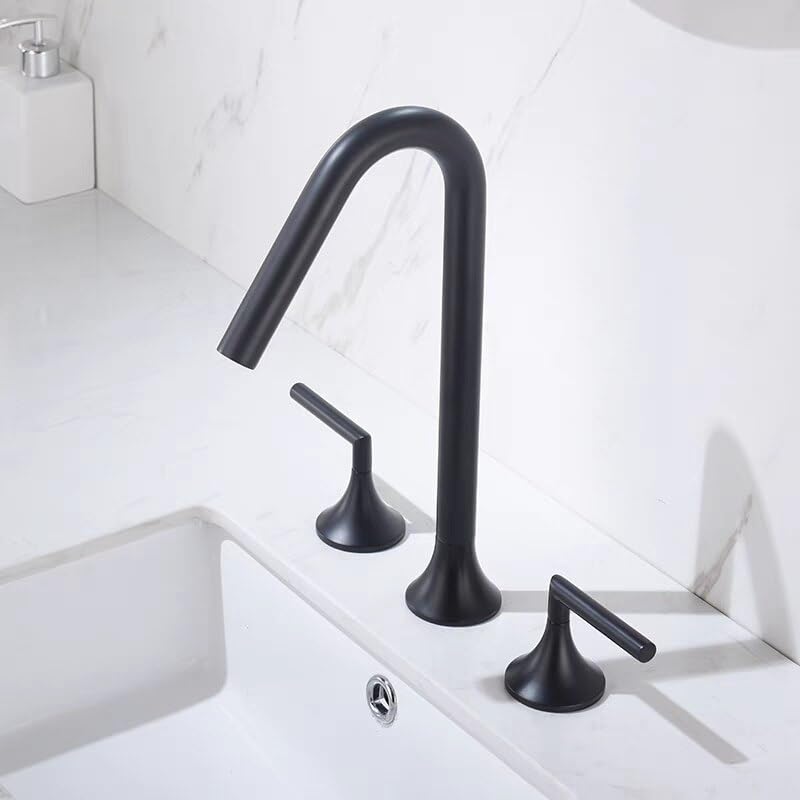 Robinet en laiton haut de gamme double commande style mitigeur gourmet pour vasque de bain