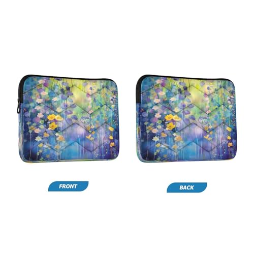 Funda para portátil 13-14 pulgadas con diseño floral miniatura 2