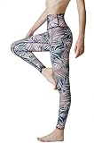 Hechas de materiales ultra suaves y amigables con la piel, estos leggings deportivos absorben la humedad y la transpiración con un material elástico en cuatro direcciones para promover la compresión y el soporte. Además, estos pantalones ajustados cuentan con un diseño reforzado que maximiza la libertad de movimiento y las costuras entrelazadas, minimizando la fricción y la abrasión, haciendo que las medias de las mujeres sean los pantalones de yoga perfectos para el ejercicio.