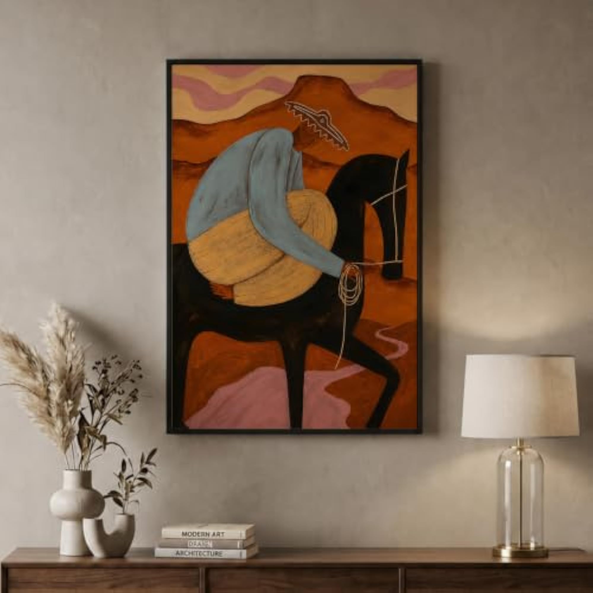 Modern Abstract HD Printed Canvas Wall Art Painting - 053