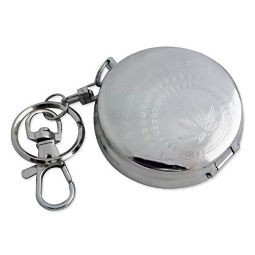 El pequeño redondo llavero cenicero portátil