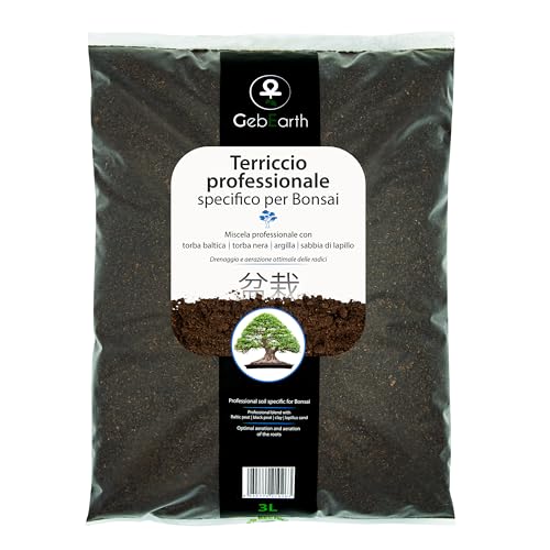GebEarth® - Terriccio Specifico per Bonsai | Substrato Professionale per Radici più Forti e...