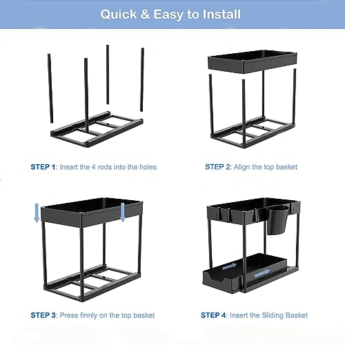 Yagosodee Organizer Cucina,Scaffale Estraibile per...