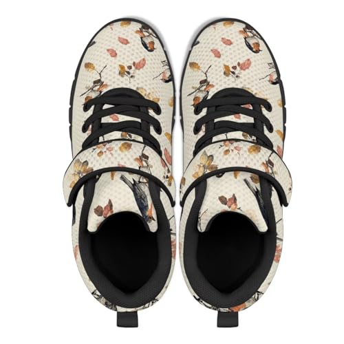 Rainbow Paw Print Shoes for Boys Girls Hook and Loop Sneakers Lightweight Kids Non Slip Breathable Hiking Athletic Running Shoe13