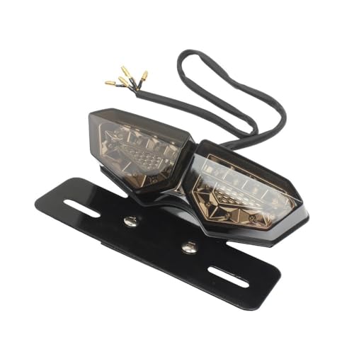 Feu arrière LED moto 12V feu stop clignotant intégré pour moto modifiée custom