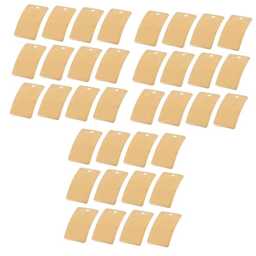 FUNOMOCYA 3sets Brass Sheets for DIY Crafts Metal Sheets for Jewelry Making Creative Crafting Material 25pcs*3