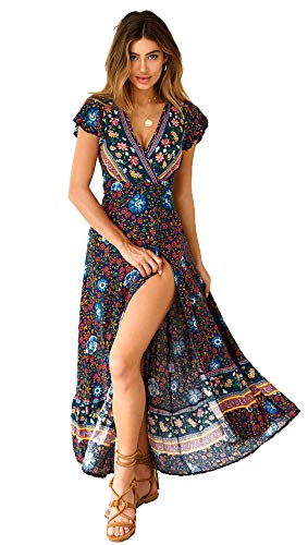 Vestito Lungo Premaman In Pizzo Trasparente Con Scollo A V Profondo – Sexy Ed Elegante Per Occasioni Speciali