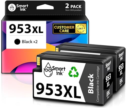 Cartouches HP 953XL noir avec puce avancée Smart Ink haute précision