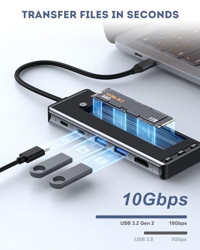 Hub USB C para MacBook que soluciona la falta de espacio y puertos 3