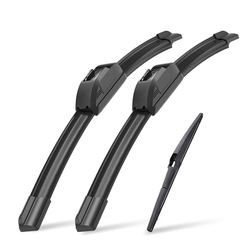 Image of Raidbee Windshield Wiper Blades Replacement for Jeep wrangler JK 2008-2018 Jeep wrangler 2007-2017 All-Season OEM Quality 3 Pack 15 inch+15 inch+13 inch