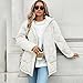 HOTIAN Womens Quilted Puffer Jackets Hooded Long Sleeve Full Zipper Casual Winter Lightweight Diamond Coats with Pockets(Beige-S)