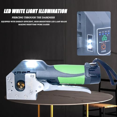 Kit de Herramientas para abocardar Frenos, expansor eléctrico de Tubos con luz LED, Abrazaderas de 5/8", Sistema métrico y en Pulgadas, 2 en 1, abocardado rápido 5S (8Collets)