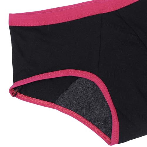Image of DChica Essentials Cotton Period Panties with Anti Microbial Lining for Girls, Light to Medium Flow Period Panty Briefs, No Pad Required Menstrual Underwear for Girls, Easy to Wash & Leak Proof