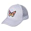 Abstract Vivid Butterfly, White