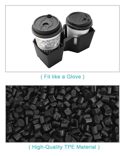 Image of CDEFG 3Pcs for 2025 2026 Toyota 4Runner Center Console Organizer Middle Console Storage Cup Holders for 2025 2026 Toyota 4Runner Accessories Rear Door Cup Holders