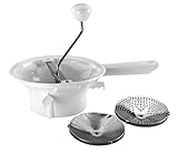 Einfache Verwendung Ilsa 108 Passiermühle aus Plastik, 19 cm, Weiß