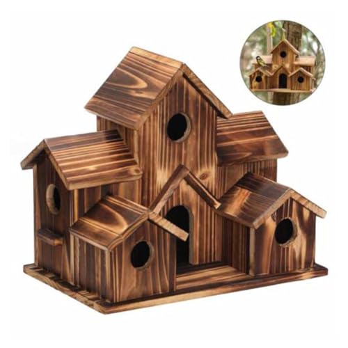 Handmade Wooden Bird House 2024