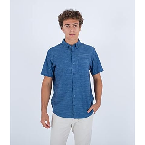 Hurley Men's O&O Stretch Short Sleeve Shirt Cover